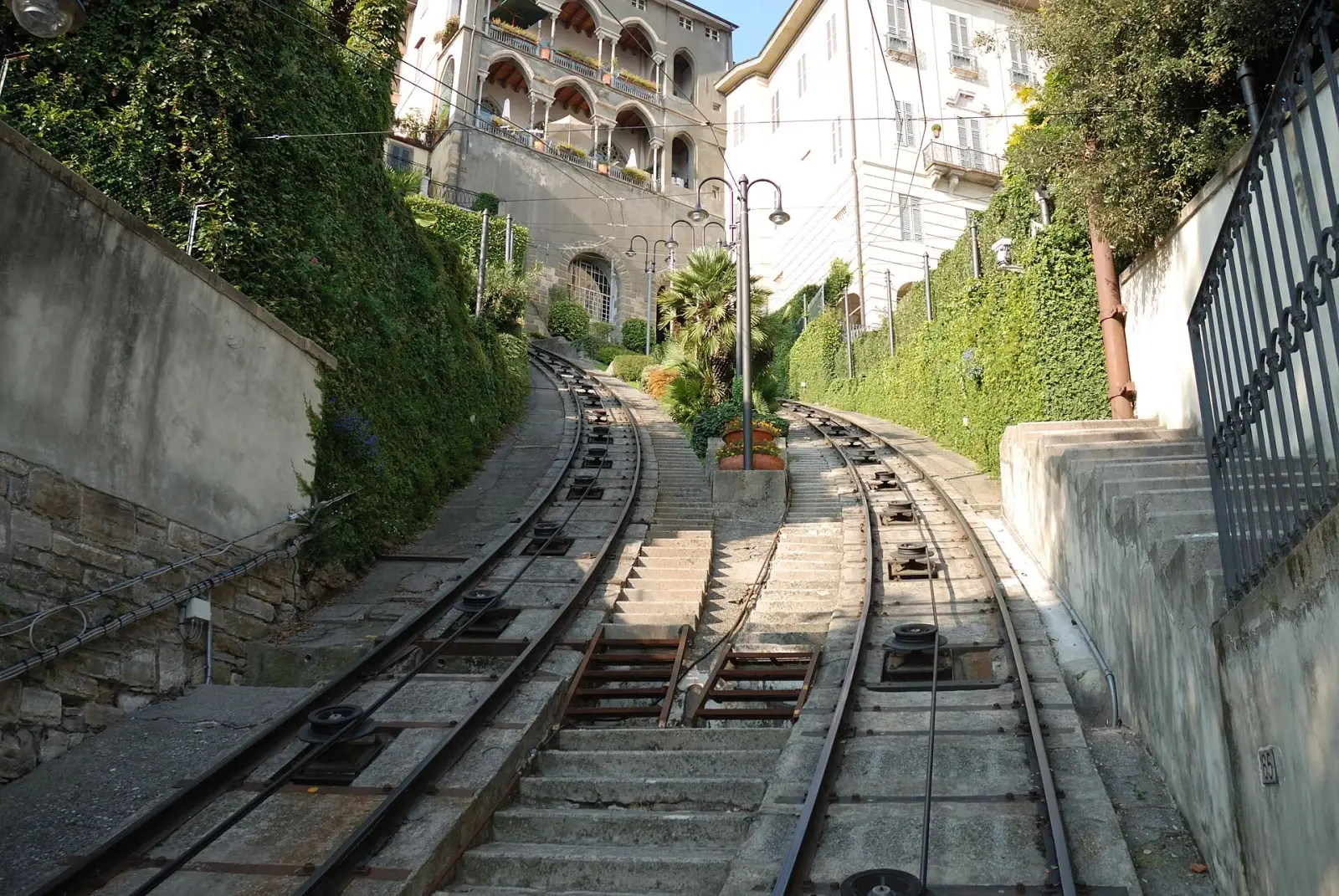 Funicolare di Bergamo, linbanan till Città Alta