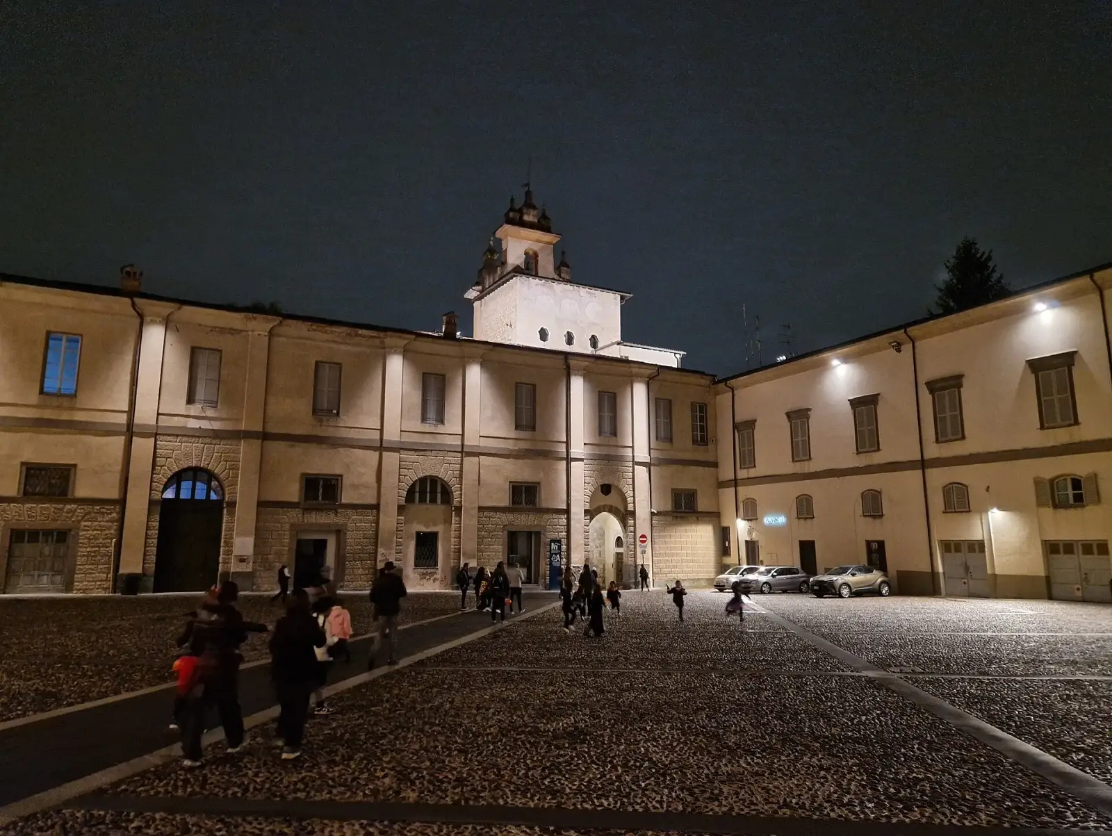 Piazza Vecchia i Bergamos Città Alta
